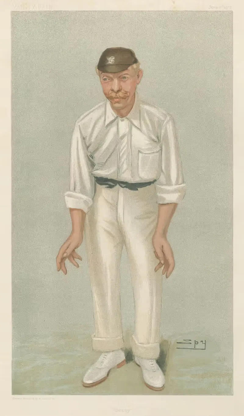 Крикет. 'Бобби'. Роберт Абель. 5 июня 1902 by Лесли Мэтью Уорд, 1902 — digital art print download