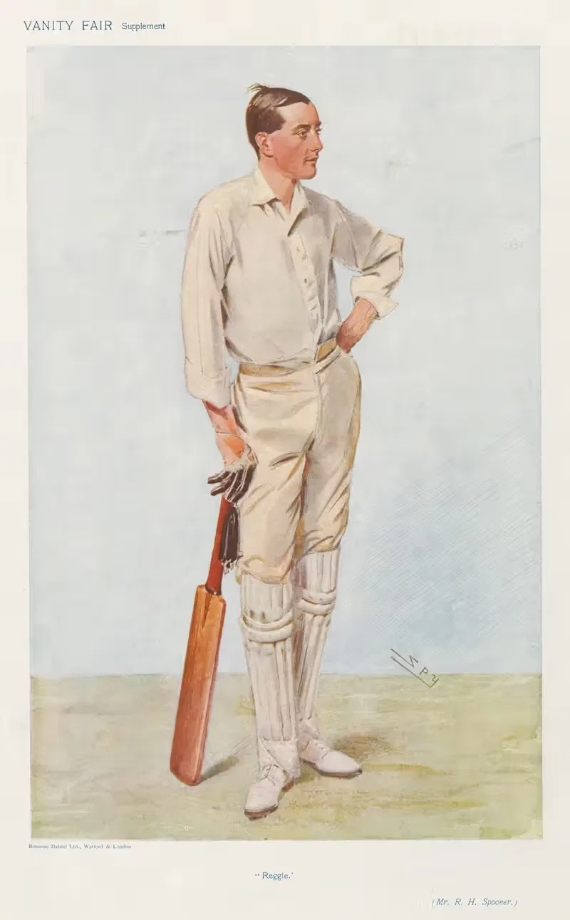 Cricket. 'Reggie'. Reginald Herbert Spooner. 18 June 1906 — Leslie Matthew Ward