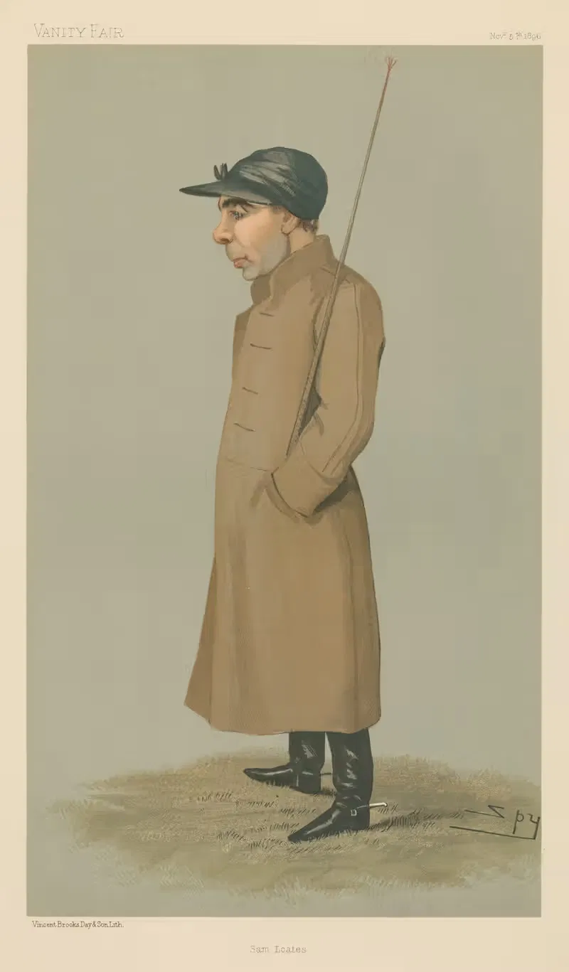Жокеи; Сэм Лоутс, 6 ноября 1896 by Лесли Мэтью Уорд, 1896 — digital art print download