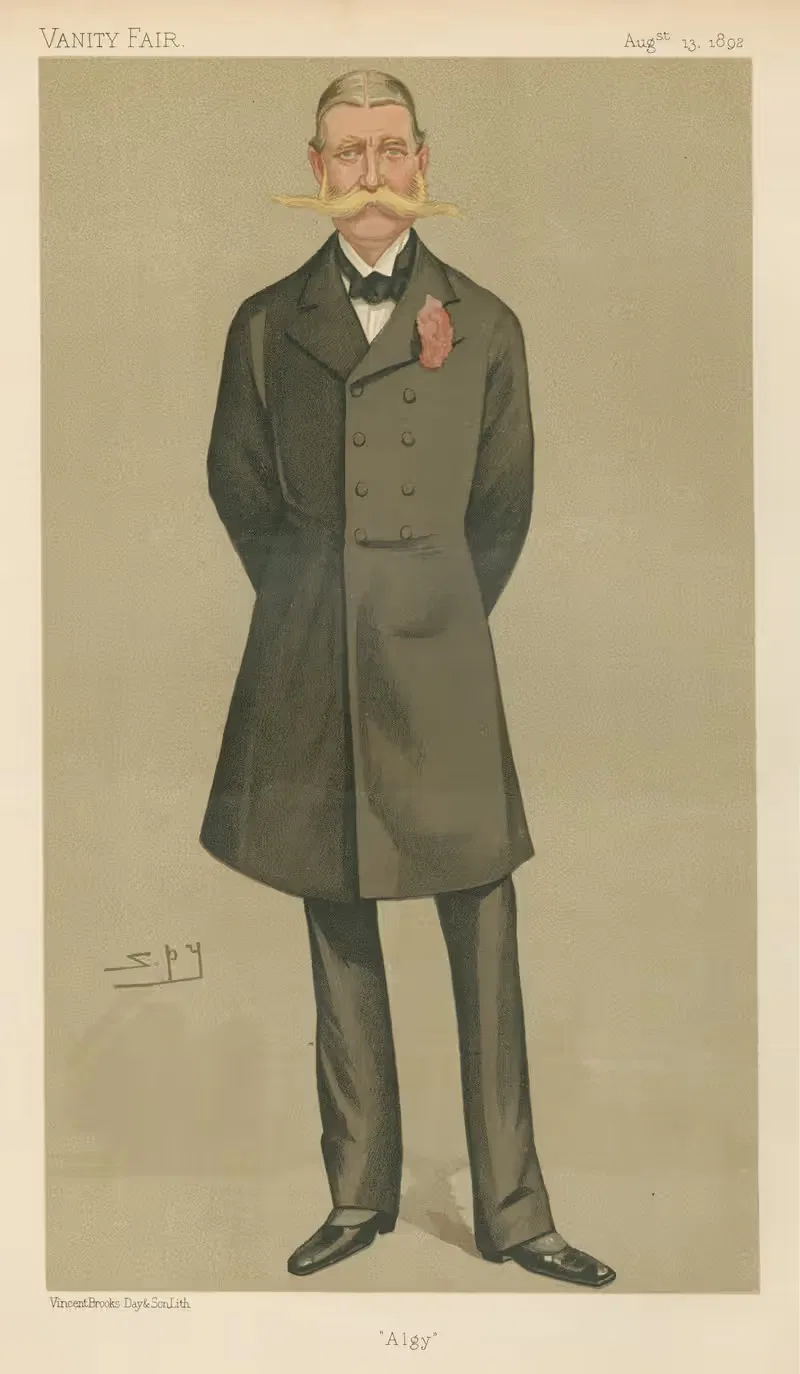 Politicians – 'Algay'. Sir Algernon Edward West. 13 August 1892 — Leslie Matthew Ward