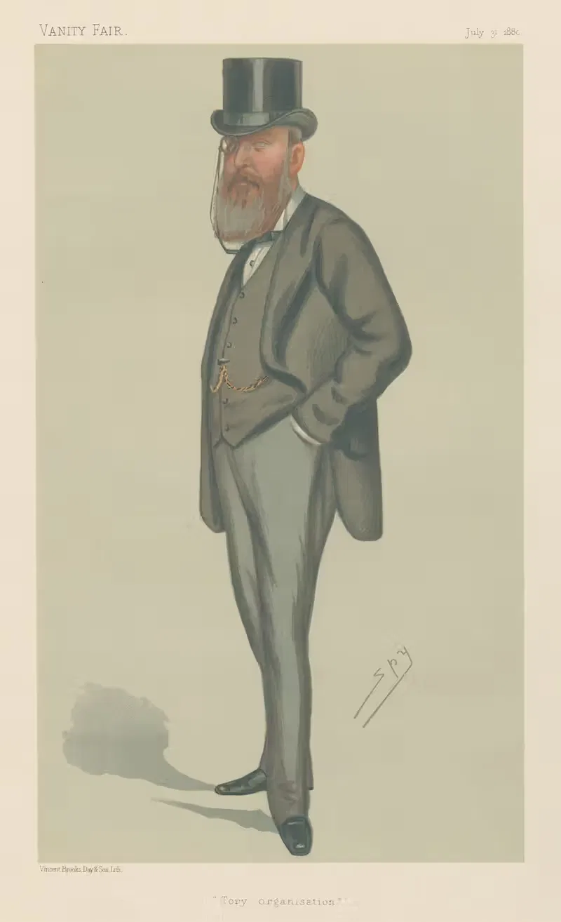 Politicians – 'Tory organization'. Mr. John Eldon Gorst. July 31, 1880 — Leslie Matthew Ward