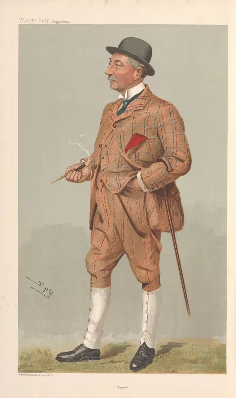Turf Devotees; 'Peter', Sir Peter Carlaw Walker, June 8, 1905 — Leslie Matthew Ward