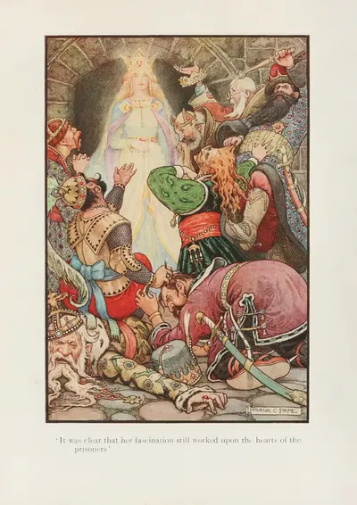 The Russian story book Pl.04 by Frank Cheyne Papé, 1916 — digital art print download