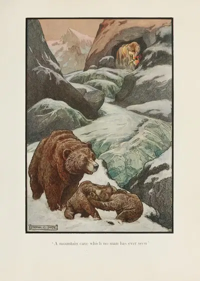 The Russian story book Pl.10 by Frank Cheyne Papé, 1916 — digital art print download