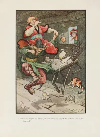 The Russian story book Pl.15 by Frank Cheyne Papé, 1916 — digital art print download