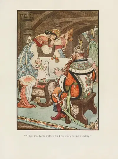 The Russian story book Pl.16 by Frank Cheyne Papé, 1916 — digital art print download