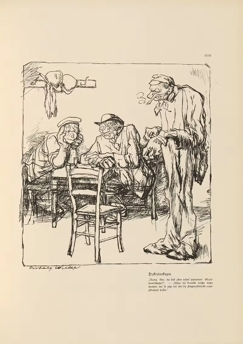 Сброд Pl.16 by Рудольф Вилке, 1908 — digital art print download