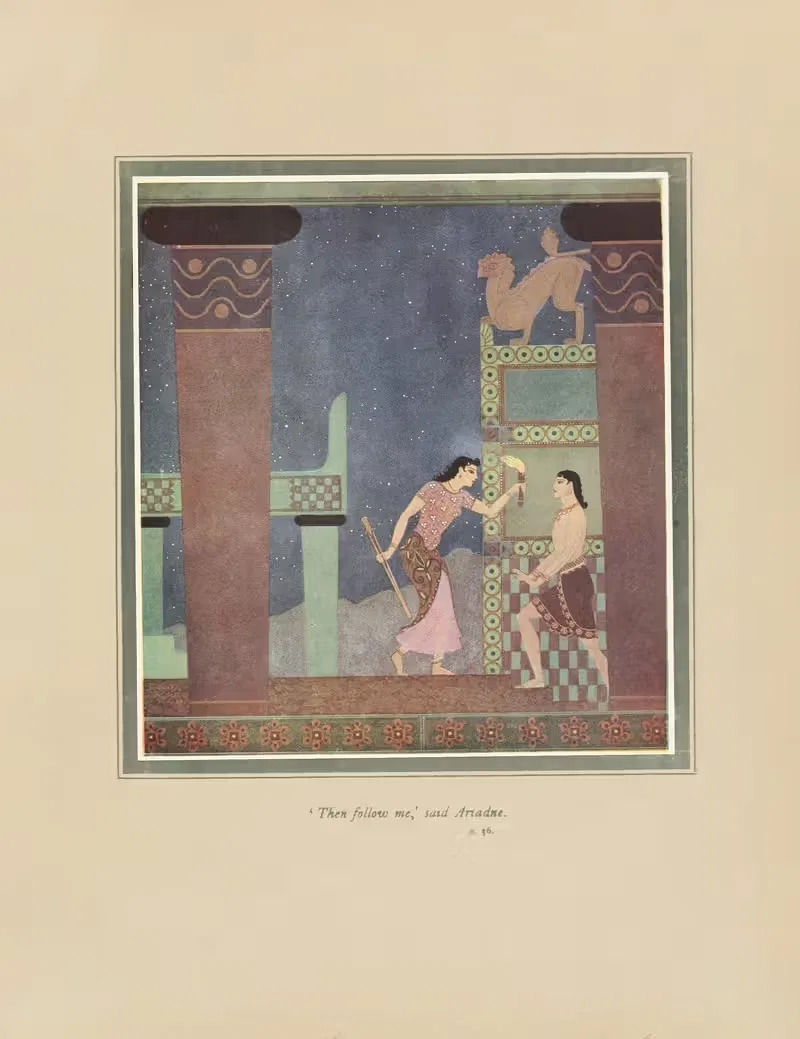 'Then follow me,' said Ariadne — Edmund Dulac