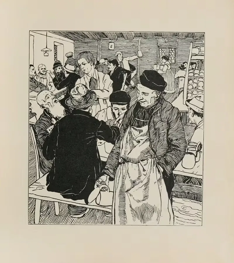 Юношеская библиотека Герлаха Пл.12 by Ханс Фраунгрубер — digital art print download