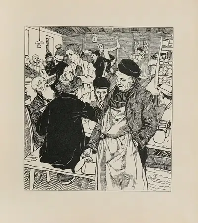 Юношеская библиотека Герлаха Пл.12 by Ханс Фраунгрубер — digital art print download