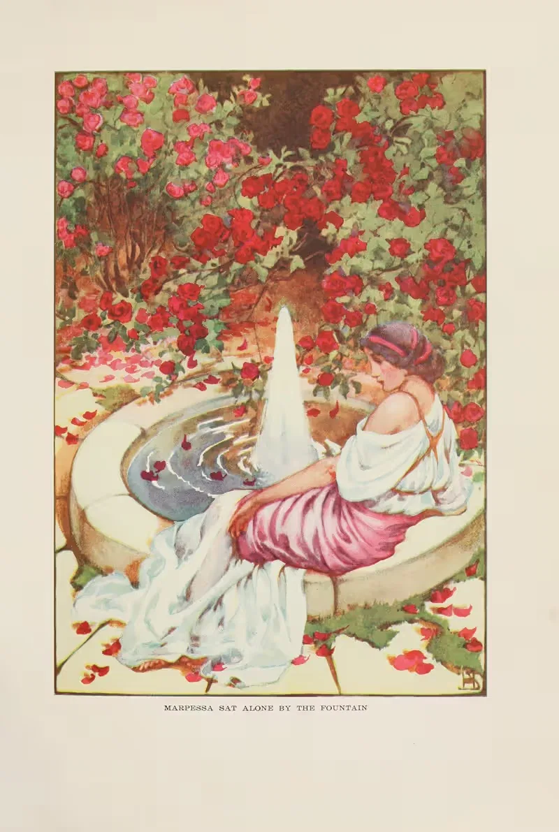Marpessa sat alone by the fountain — Helen Stratton