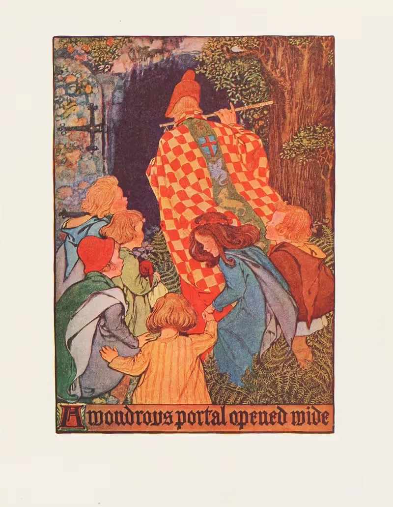 Чудесный портал широко открылся by Хоуп Данлап, 1910 — digital art print download