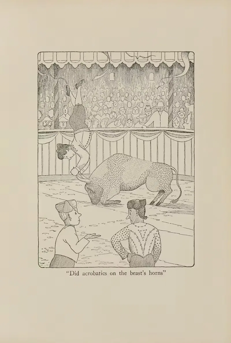 Делал акробатику на рогах зверя by Хью Лофтинг, 1922 — digital art print download