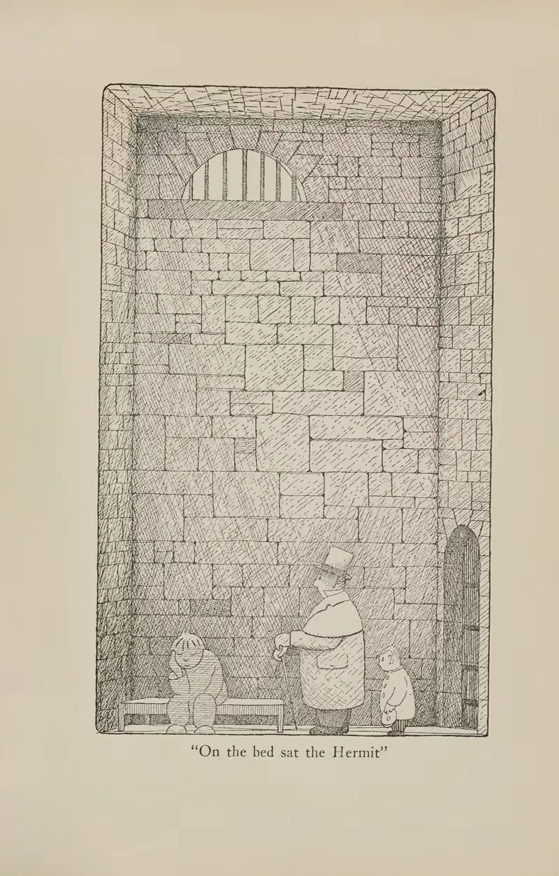 На кровати сидел отшельник by Хью Лофтинг, 1922 — digital art print download