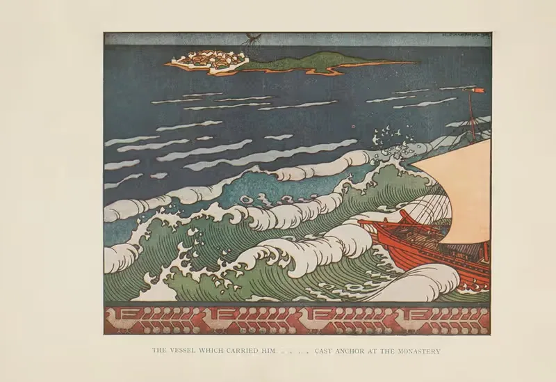 Судно, которое его перевезло by Иван Билибин, 1917 — digital art print download