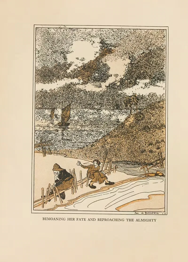 Bemoaning her Fate and reproaching the Almighty — Jean de Bosschère