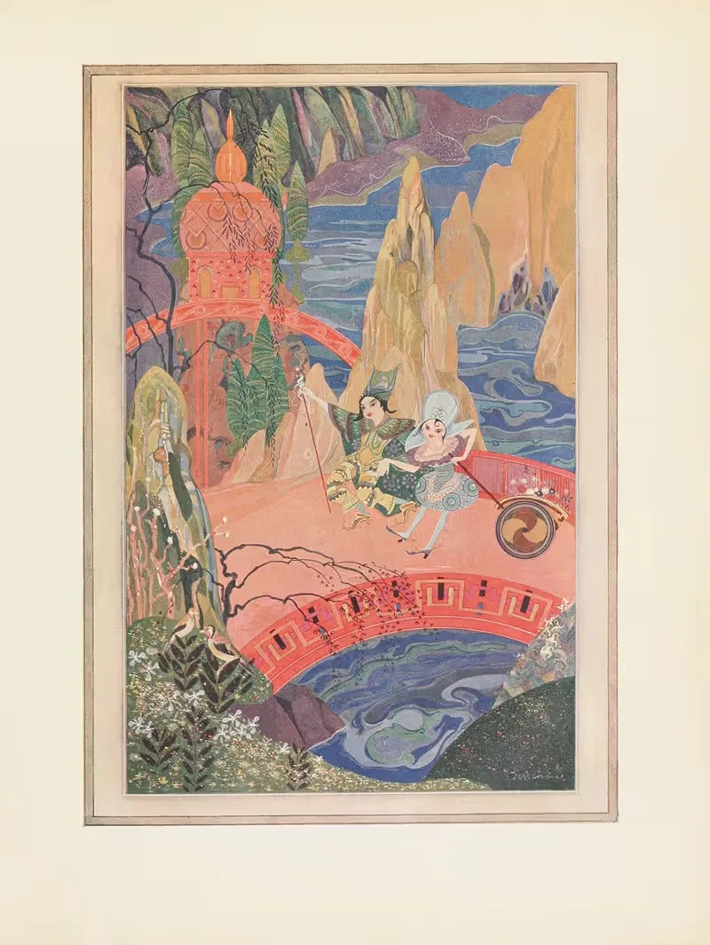 Ян и Жаннет by Жан де Бошер, 1918 — digital art print download
