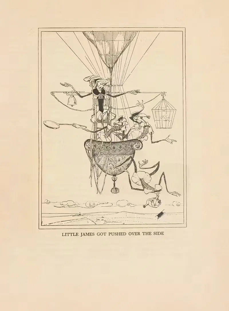 Маленького Джеймса толкнули в сторону by Жан де Бошер, 1918 — digital art print download
