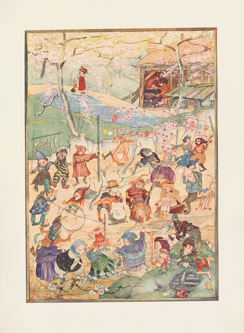 Пиршество карлика. by Жан де Бошер, 1917 — digital art print download