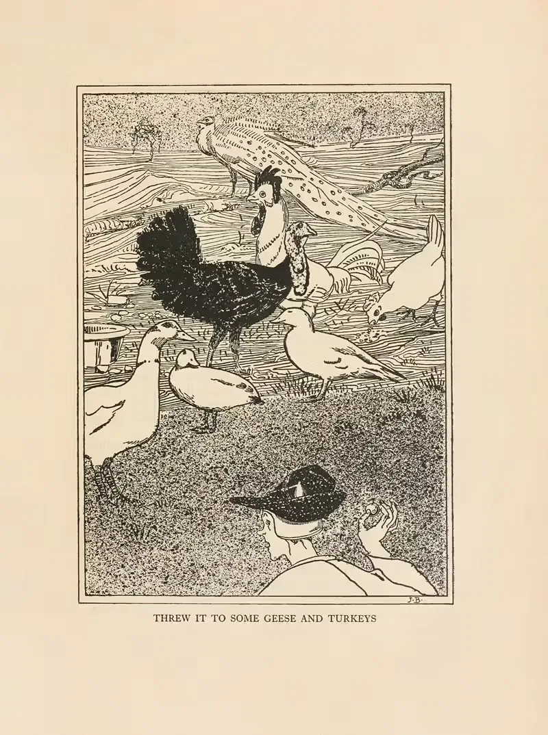 Threw it to some Geese and Turkeys — Jean de Bosschère