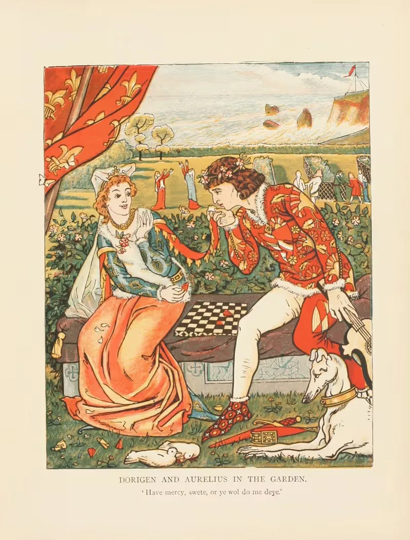 Dorigen And Aurelius in the garden — Mary Eliza Joy Haweis