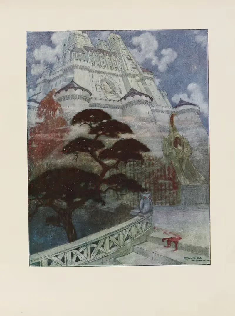 The castle rose silent, impressing and forbidding — Maurice Lalau