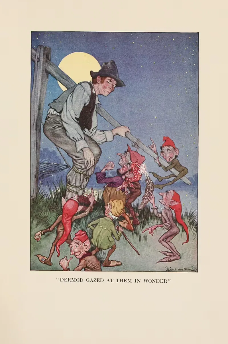 'Дермод с удивлением смотрел на них' by Мило Уинтер, 1918 — digital art print download