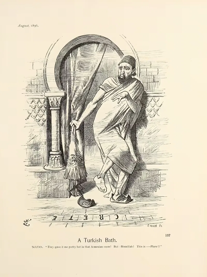 Турецкая баня by Сэр Джон Тенниел, 1896 — digital art print download