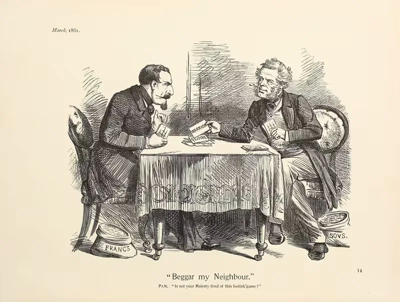 Попрошайка мой сосед by Сэр Джон Тенниел, 1861 — digital art print download