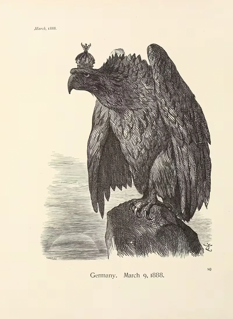 Germany, March 9, 1888 by Sir John Tenniel, 1888 — digital art print download