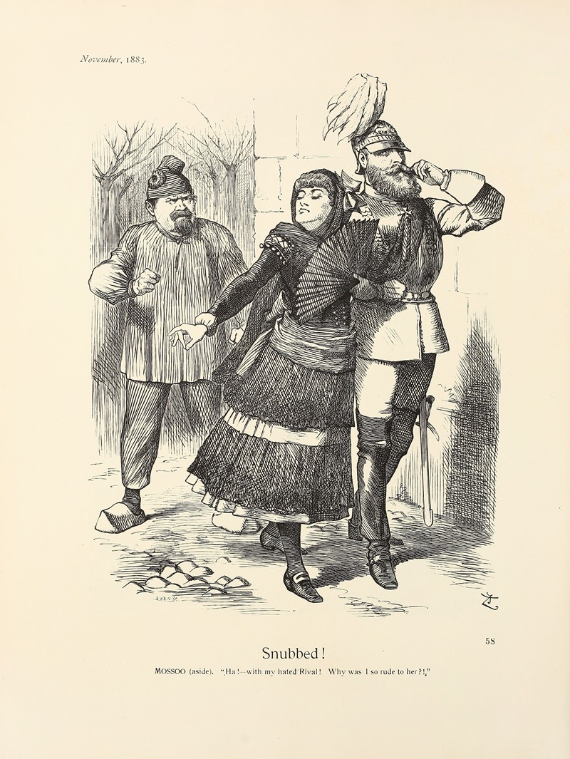 Оскорбленный by Сэр Джон Тенниел, 1883 — digital art print download