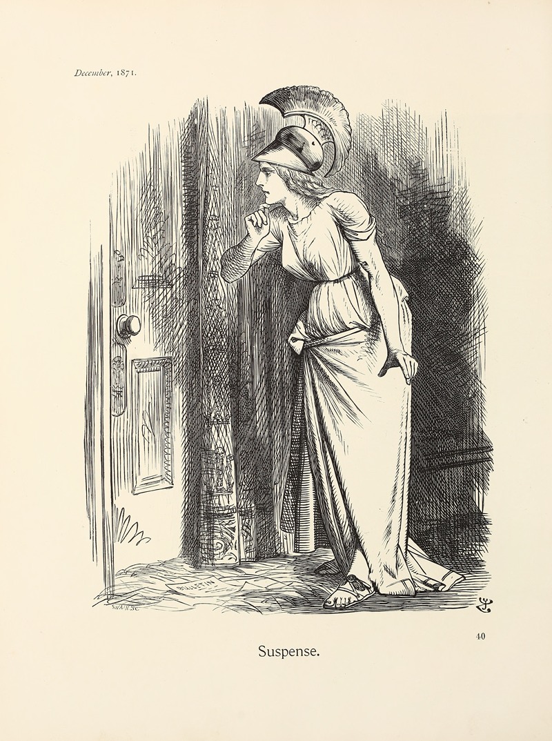 Напряжение by Сэр Джон Тенниел, 1871 — digital art print download