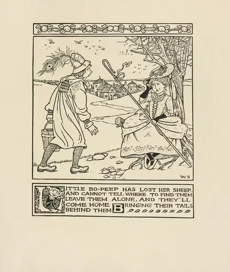 Little Bo-Peep has lost her sheep — Winifred Smith