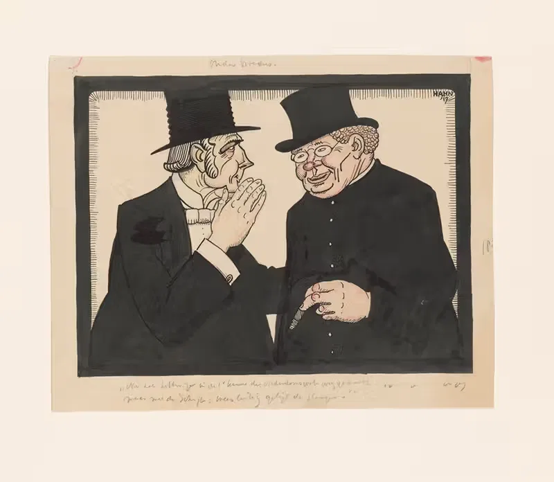 Onder Broeders by Albert Hahn, 1917 — digital art print download
