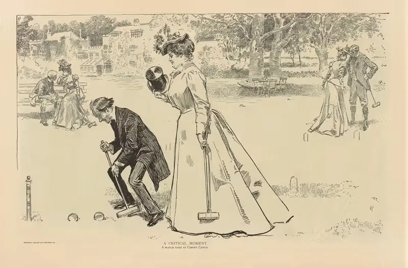 Критический момент by Чарльз Дана Гибсон, 1893-1900 — digital art print download