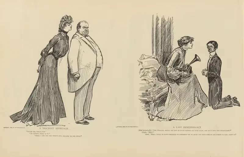 Последнее воспоминание by Чарльз Дана Гибсон, 1900-1905 — digital art print download