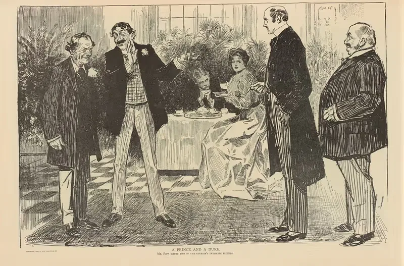 Принц и герцог by Чарльз Дана Гибсон, 1893-1900 — digital art print download