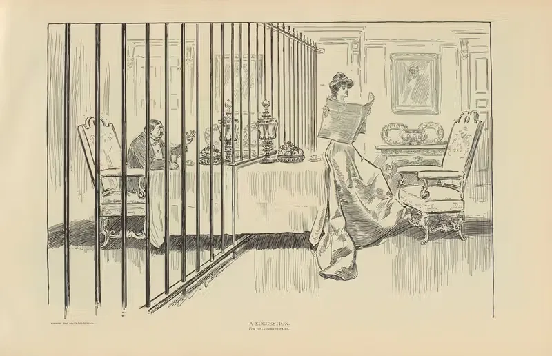 Предложение by Чарльз Дана Гибсон, 1900-1905 — digital art print download