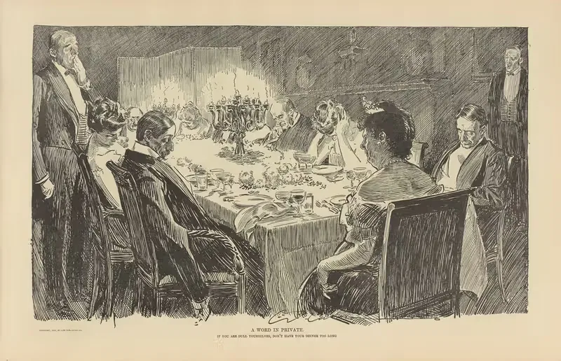 A word in private by Charles Dana Gibson, 1900-1905 — digital art print download