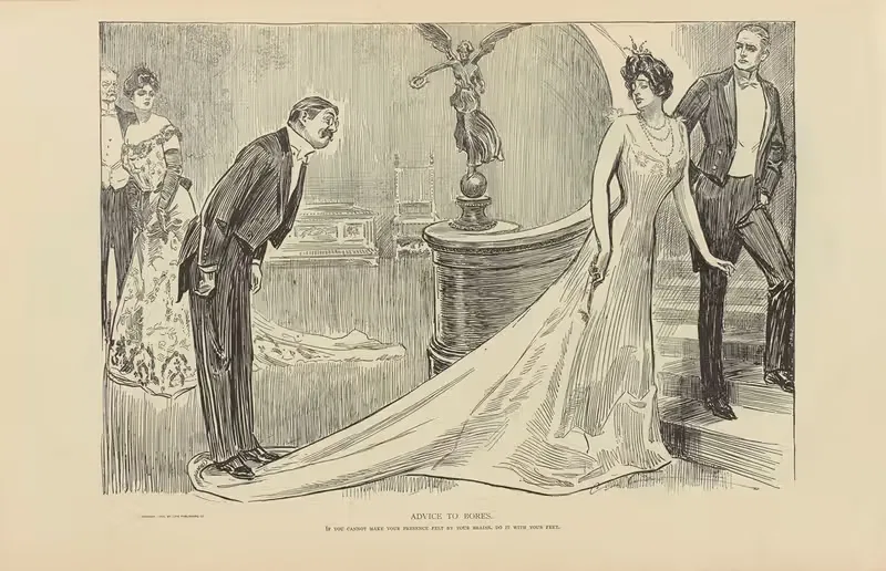Совет для скучных by Чарльз Дана Гибсон, 1900-1905 — digital art print download