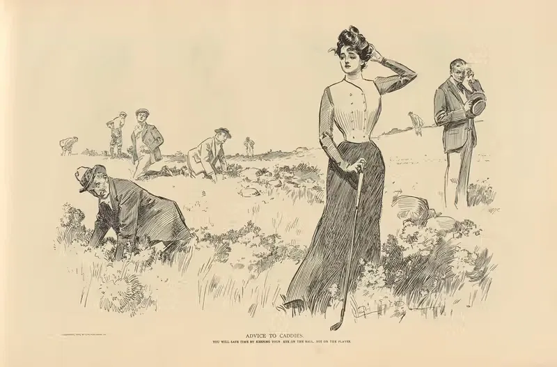 Советы для кэдди by Чарльз Дана Гибсон, 1893-1900 — digital art print download