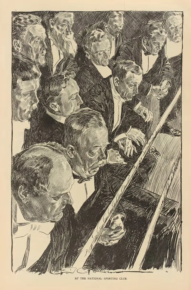 At the national sporting club — Charles Dana Gibson