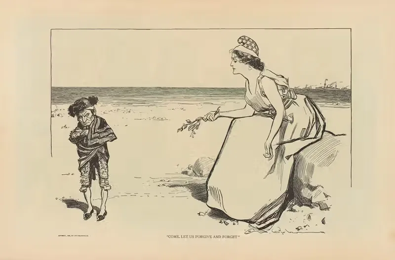 Давайте простим и забудем by Чарльз Дана Гибсон, 1893-1900 — digital art print download