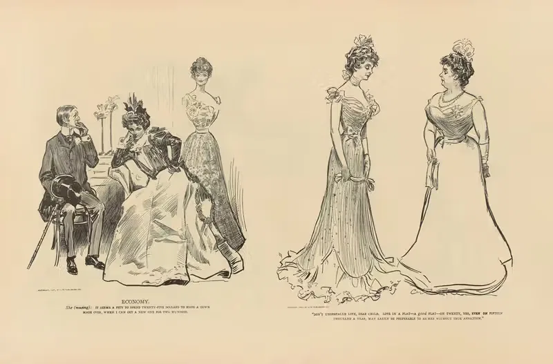 Экономика by Чарльз Дана Гибсон, 1893-1900 — digital art print download