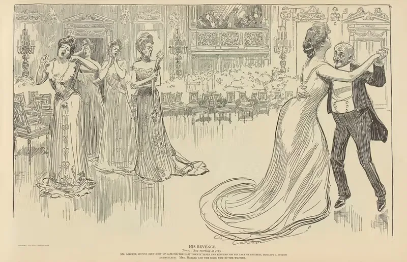 Его месть by Чарльз Дана Гибсон, 1900-1905 — digital art print download