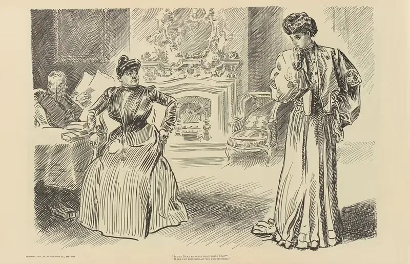 'If the Duke proposes what shall i do' — Charles Dana Gibson
