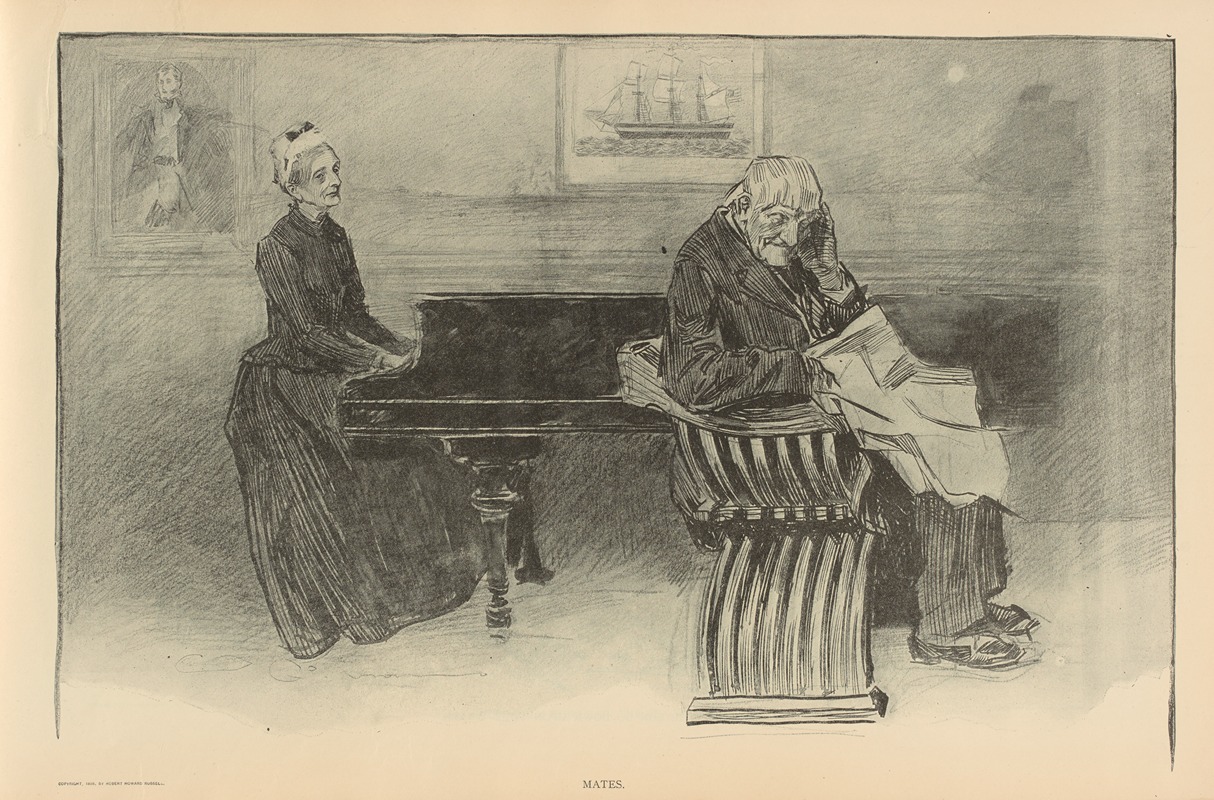 Товарищи by Чарльз Дана Гибсон, 1893-1900 — digital art print download