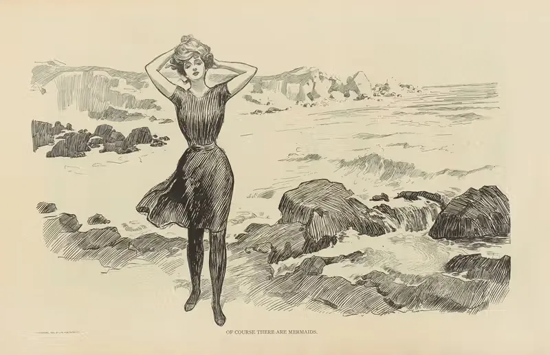 Of course there are mermaids — Charles Dana Gibson