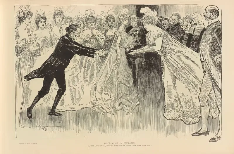 Ещё раз в Англии by Чарльз Дана Гибсон, 1893-1900 — digital art print download