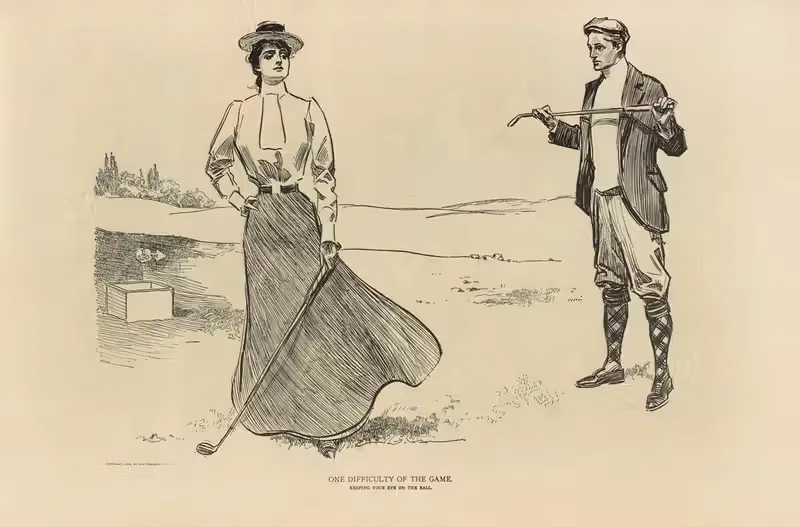 Одна трудность игры by Чарльз Дана Гибсон, 1893-1900 — digital art print download